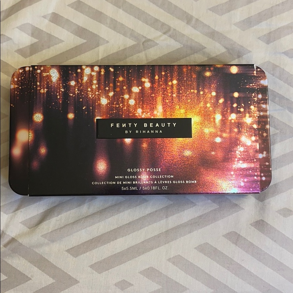 NWT Fenty Beauty Glossy Posse Tin Collection